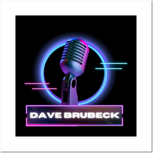 Dave Brubeck // Old Mic Wall Art by Mamamiyah